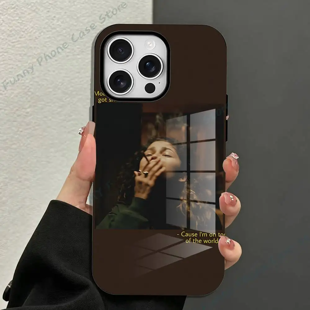 HOT Z-Zendaya Magnetic For Case For Iphone 17,16,15,14,13,12,11 Pro Max Mini Plus Frosted Shell Cover