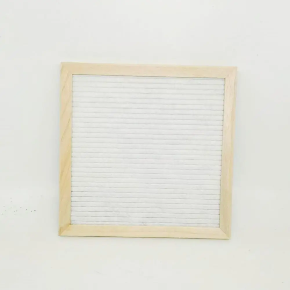 Simple Wooden Letter Message Board 10x10 Inch Home Decorations Felt Letter Board Changeable Symbols Blackboard Shop