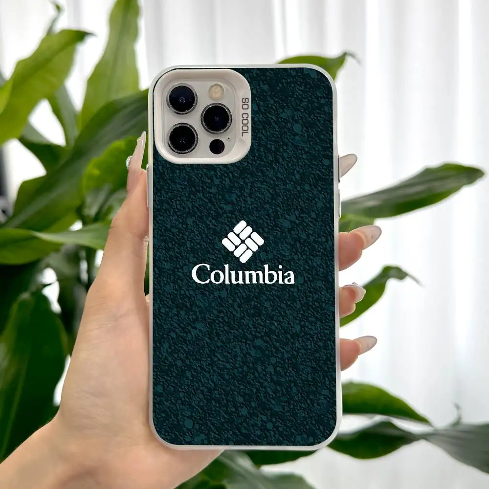 ملابس رياضية C-columbia-es جراب هاتف لابل 11 12 13 14 15 16Pro Max Plus حماية تصفيح جراب هاتف متقدم