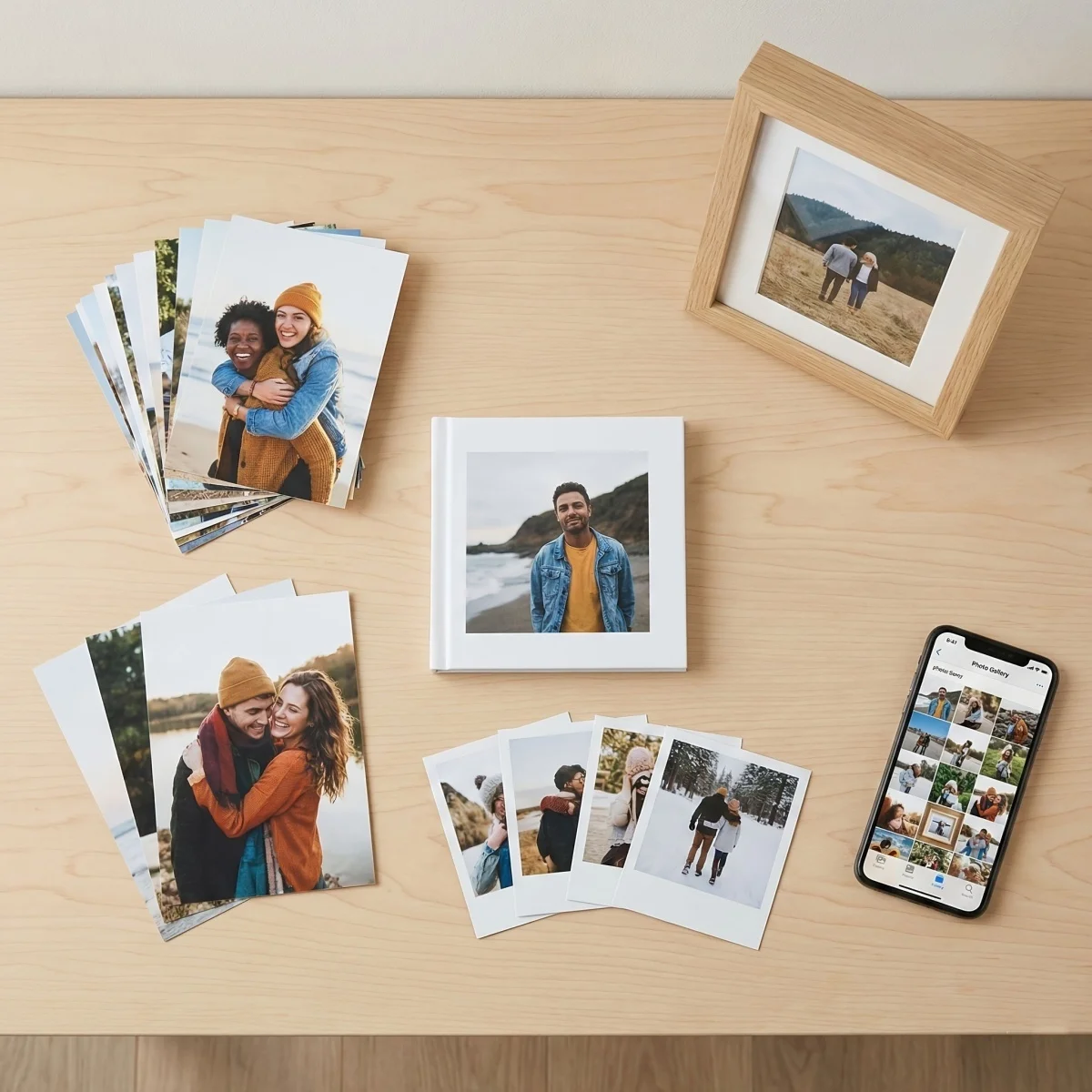 Custom Personalized Photo Prints—Capture Beautiful Moments with Photos of Couples and Families.