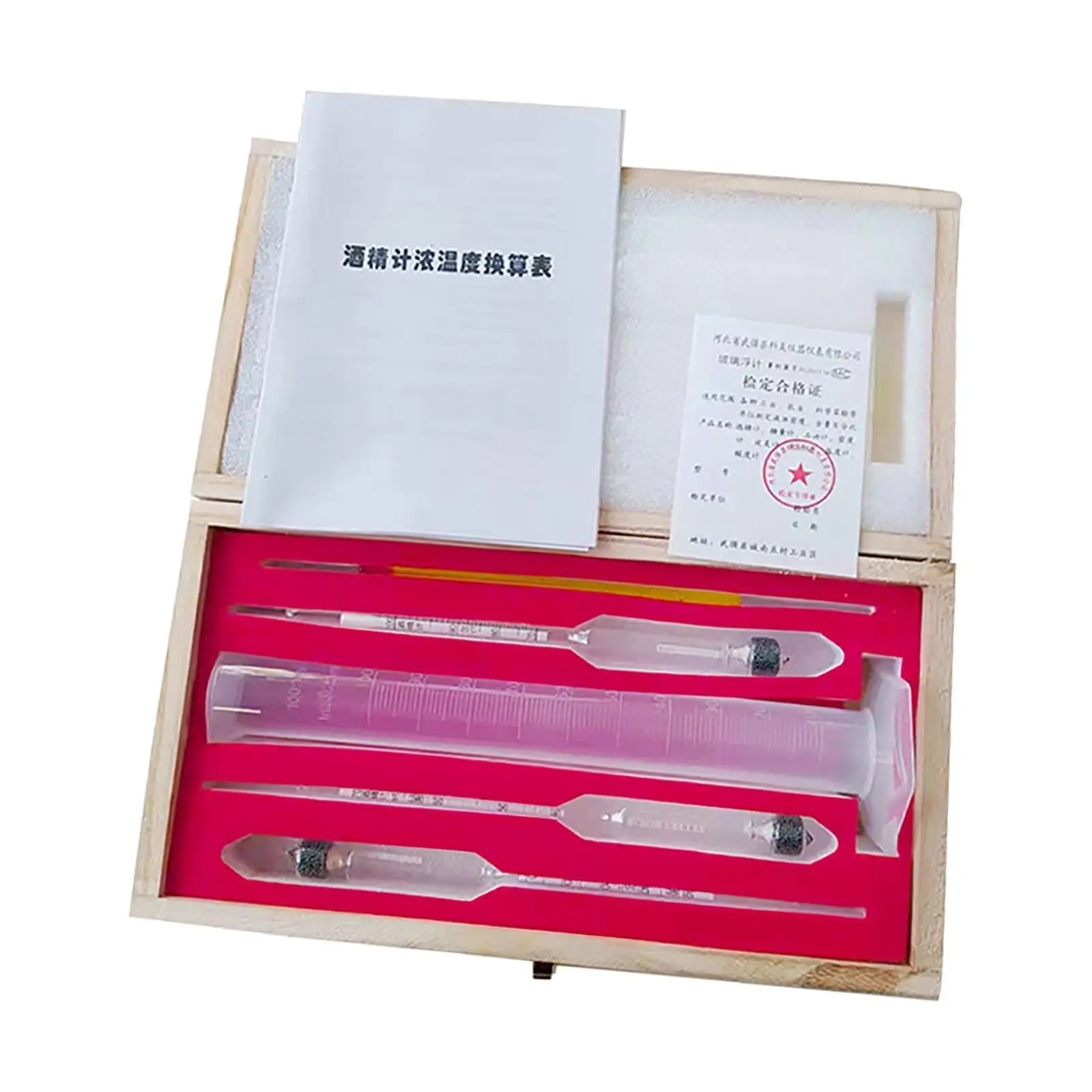 Professional Hydrometer Alcohol Meter Test Alcohol Hydrometer Tester for Whisky