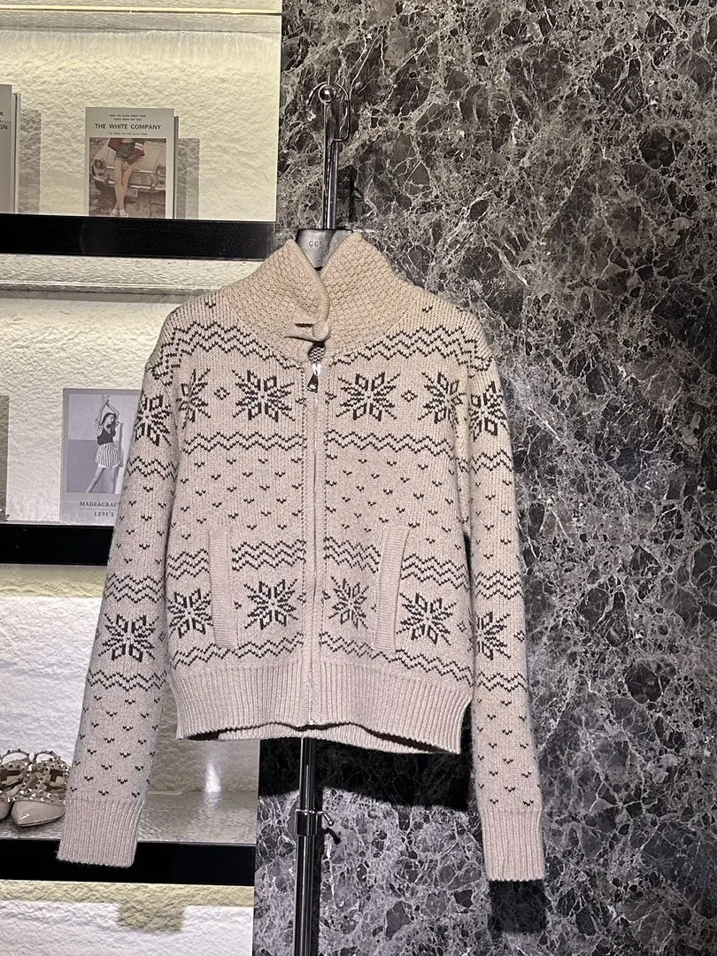 

Женский вязаный свитер с воротником на молнии, мягкий, модный, зимний, новинка, средней плотности, с длинными рукавами, в корейском стиле