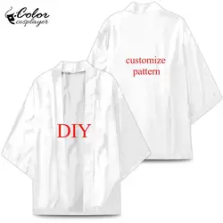 Color Cosplayer Diy Haori Customize Pattern Clock Spring Summer Cosplay Costume Anime Image Customization Adult Cardigan