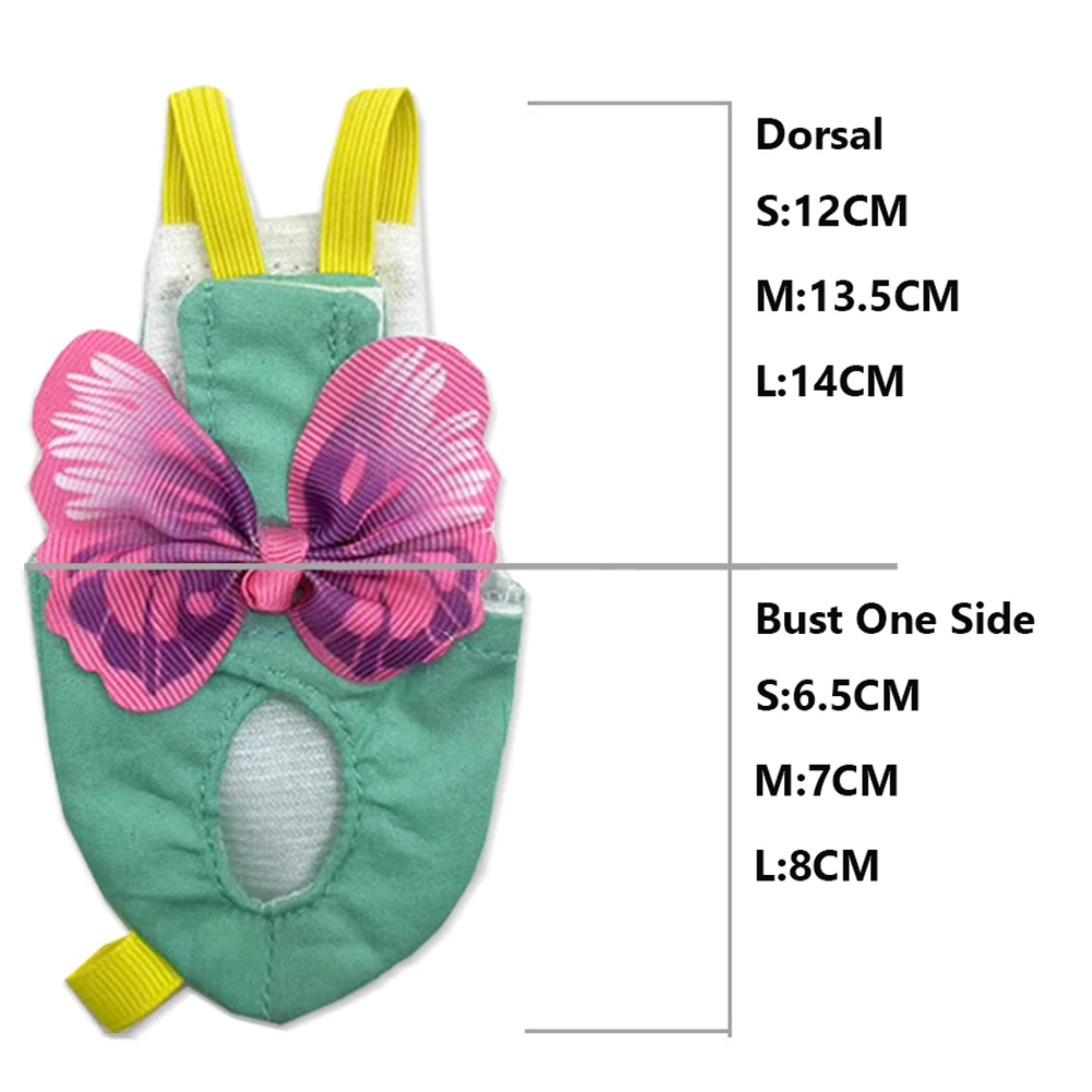 

Parrot Bird Diapers With Harness Leash Flight Clothes Suit For Small Medium Birds Parakeets Parrot Cockatiel