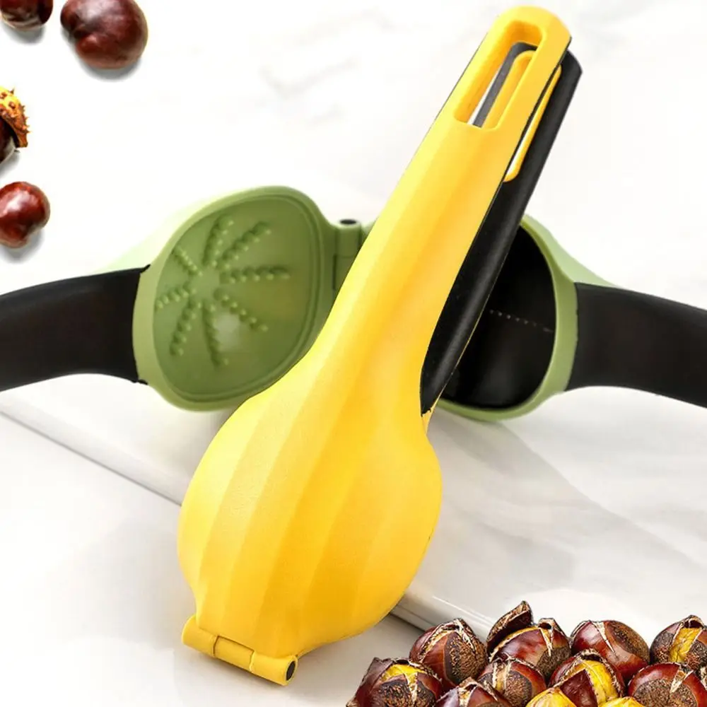 Premium Material Chestnut Opener Convenient and Quick Efficient Shelling Chestnut Clip Easy Grip Safe Nutcracker