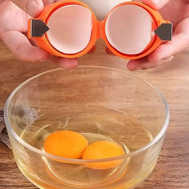 

Eggshell Separator Handheld Eggshell Opener Kitchen Baking Tools Egg Cutting Tool Portable Egg Cracking Tool For Home Kitchen