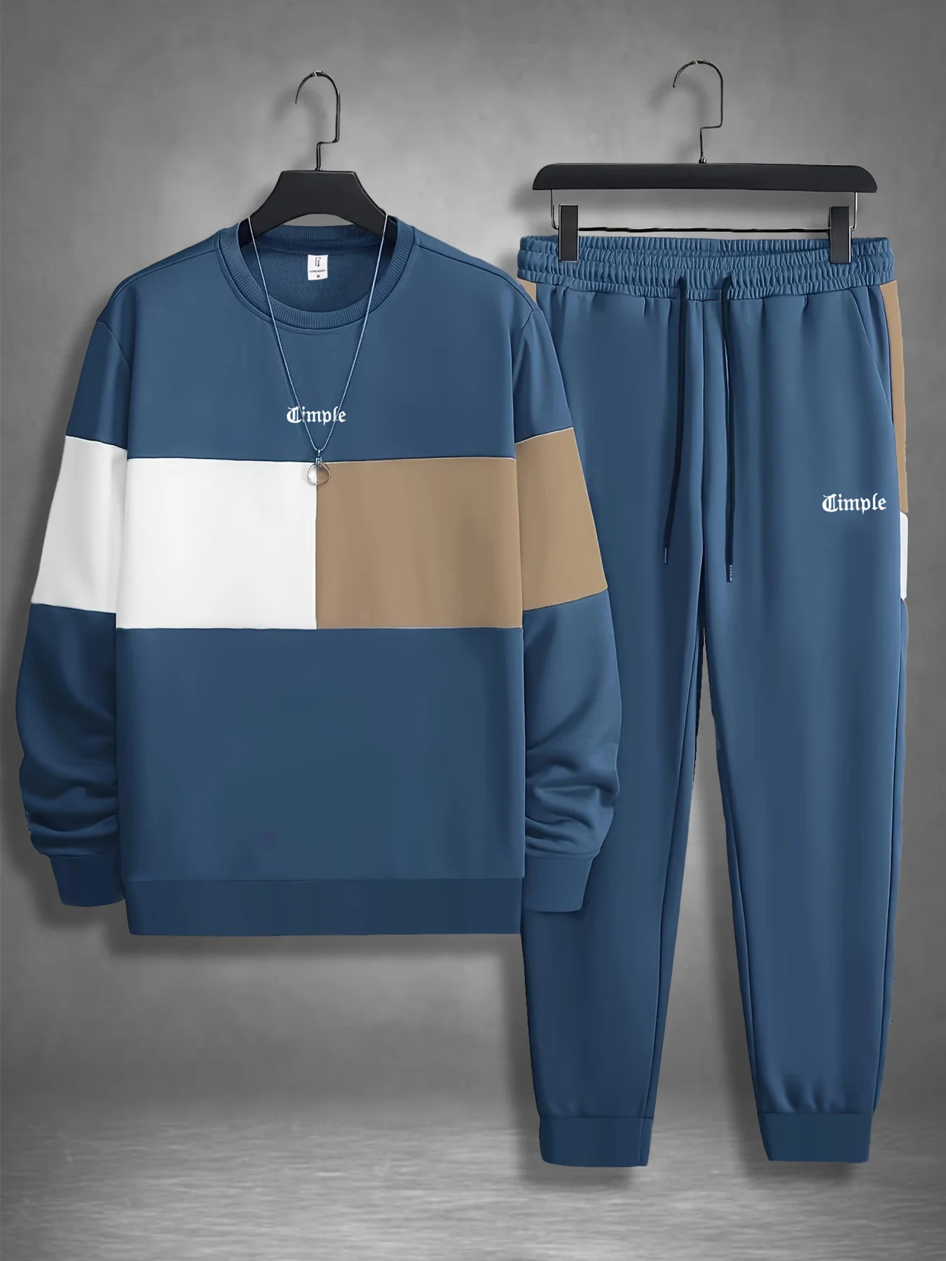 Men's Casual Two-Piece Set, Na - Jogger Sweatpants Men บทวิจารณ์และราคา