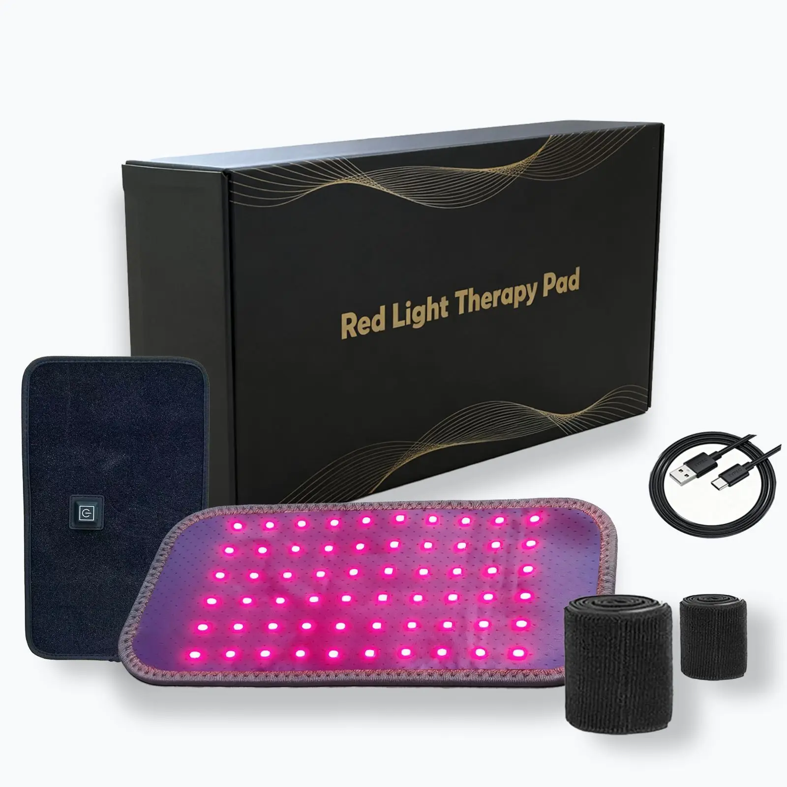 Red Infrared Light Therapy Pad 660nm 850nm LED Health Care for Face and Body Back Knee Hands Feet