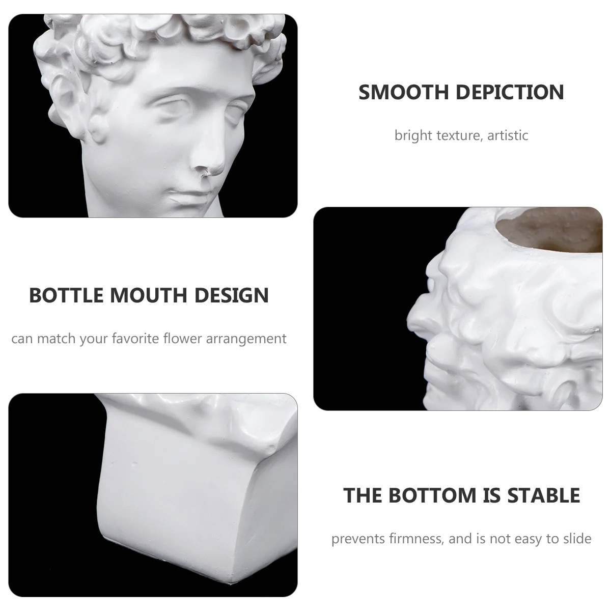 

1Pcs Makeup Brush Storage Box Resin Sculpture Creative Home Decor Organizer Desk Pen Holder Stylish Artistic Container