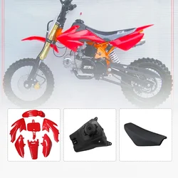 Not a Whole Set Red Motorcycle Plastics Fender Decals or Seat Fuel orTank For CRF50 XR50 Dirt Pit Bike 110 125CC