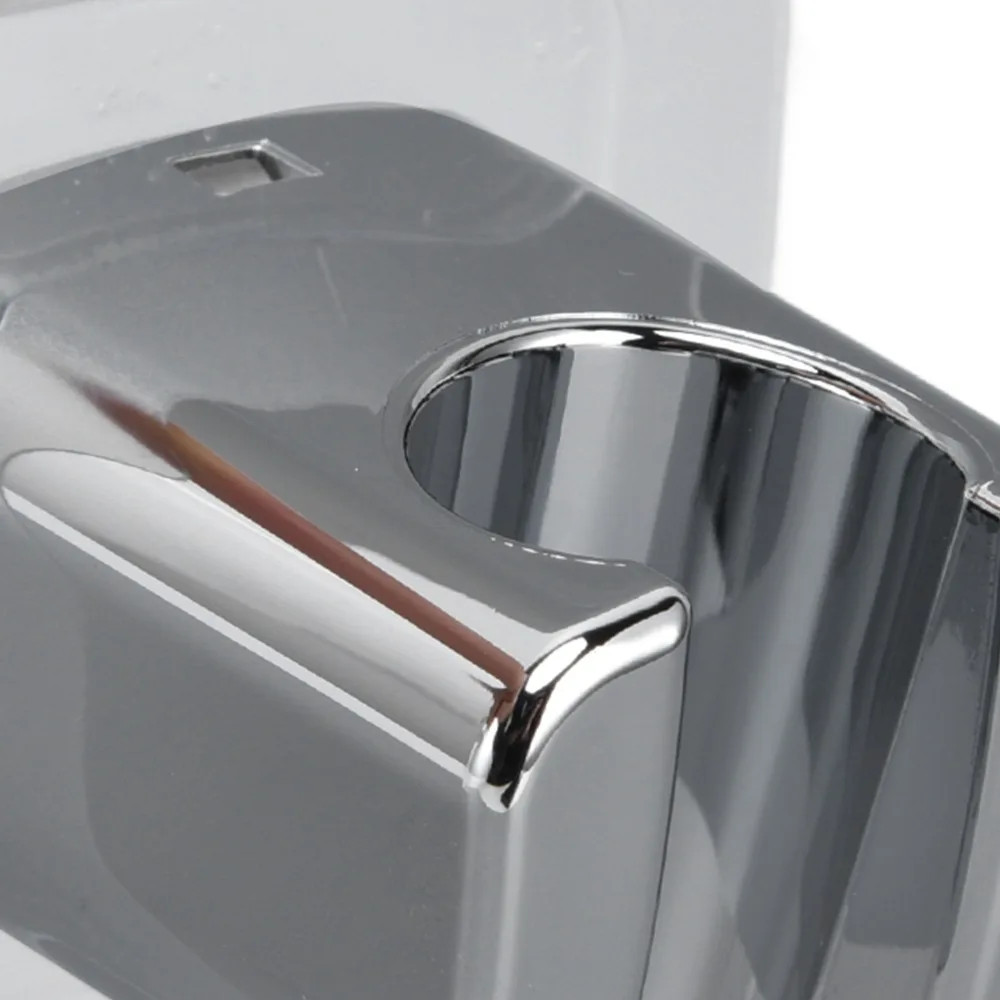 Adhesive Shower Head Bracket Wall Mount ABS Material Shower Sprayer Hanger No Drilling Wall Mount Bracket Shower Head Accessory
