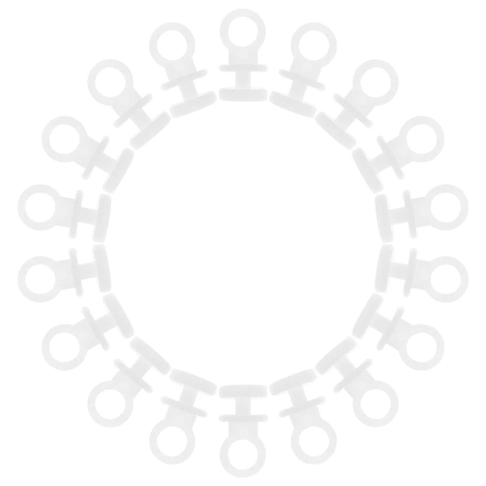 100pcs Curtain Hooks Plastic Track Gliders Lightweight For Curtains Shower Drapes Valances Roller Pulley Window Curtain Supply