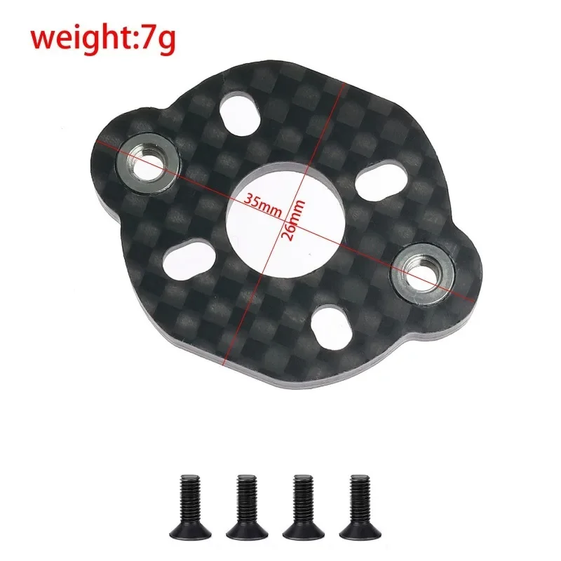 Carbon Fiber 2216 Motor to 540 Motor Converter Mount Plate Conversion Mount Upgrade Parts Accessories