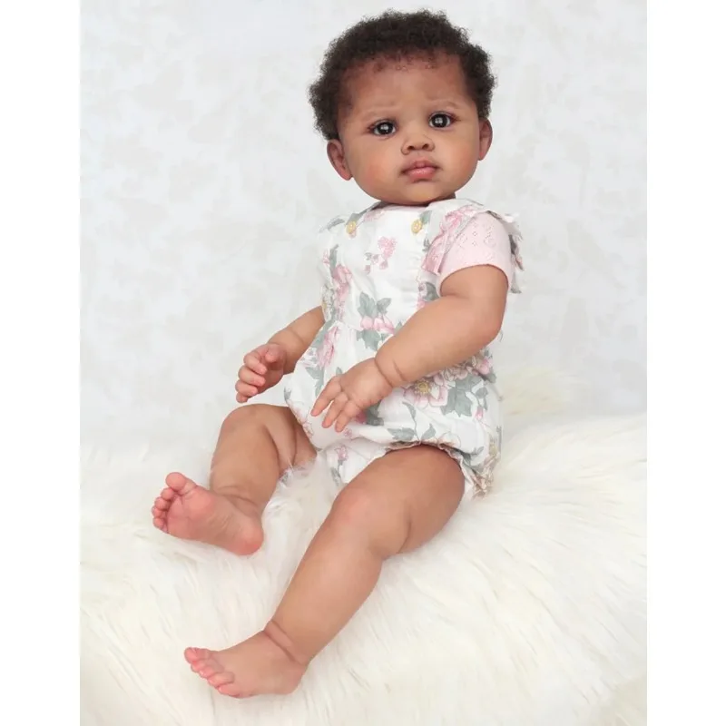 

23-дюймовая кукла для новорожденных своими рукамиuben Неокрашенная незавершенная деталь куклы DIY пустая кукла Kit