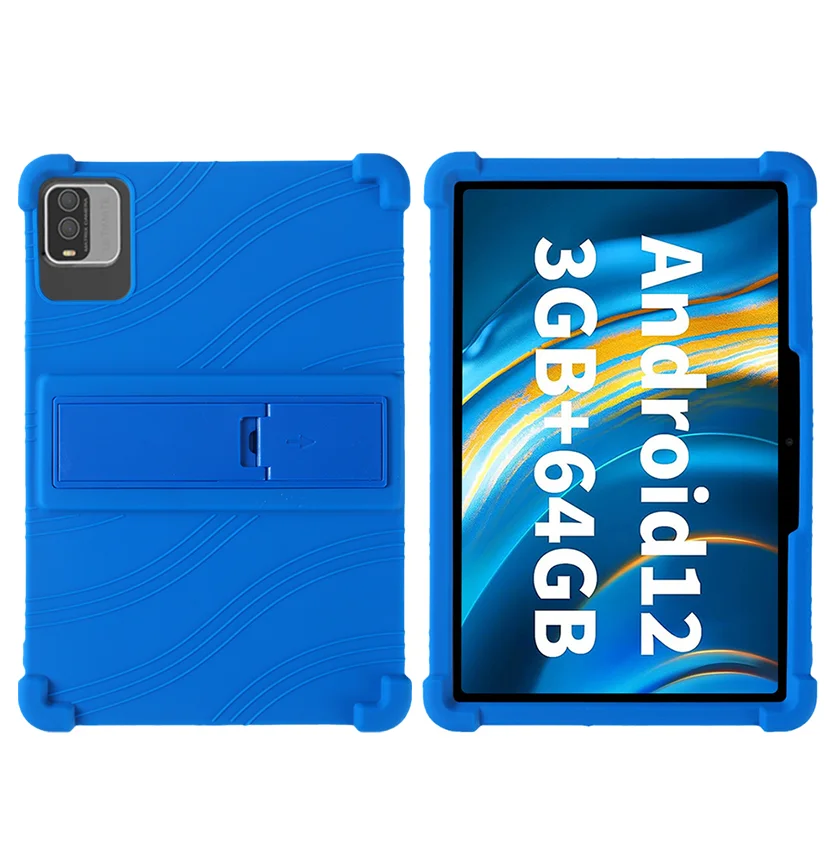 For Acer SOSPIRO AS10L Tablet Case for 10.1 Inches Tablet Kids Friendly Soft Silicone Adjustable Stand Cover Protective Sleeve 5