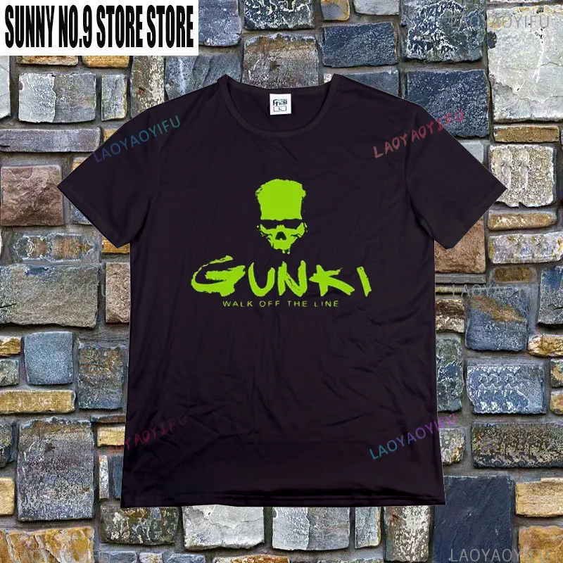 2024 Gunki Men T Shirt Summer Casual Short Sleeve T-shirts Mans Cool Tops Gunki Tshirt