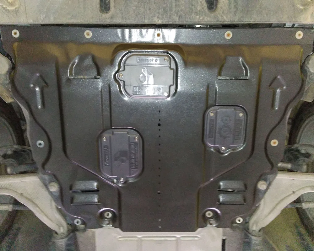 Car Accessories Black Under Engine Guard Mudguard Board Splash Shield Mud Fender Plate Panel For Ford Edge 2015-2022 2.0T 2.7L