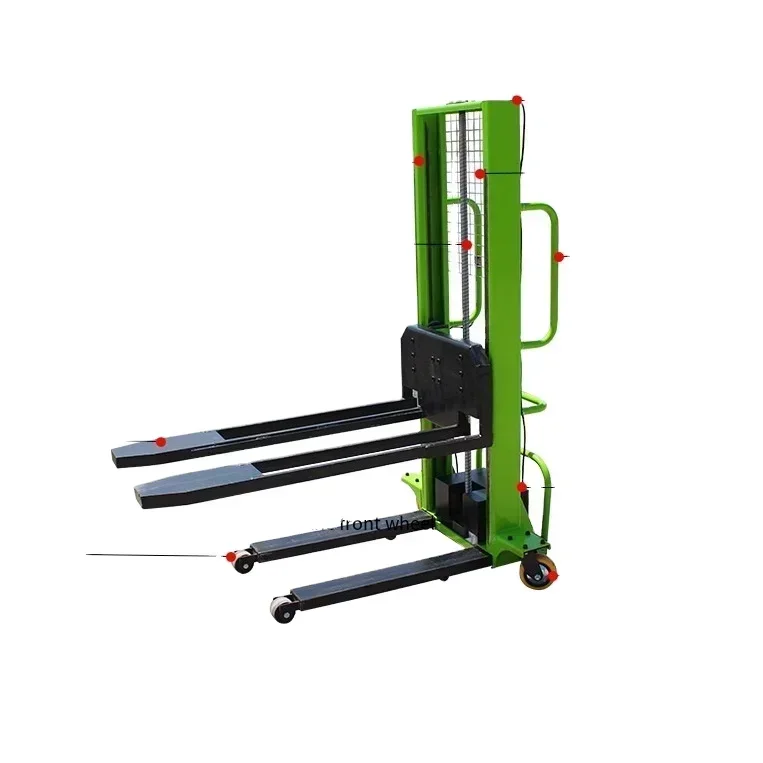 

Wholesale of manual forklift, portable hydraulic forklift, pallet stacker crane, 1-ton, 1.5-ton, 2-ton 1.6m 48v lithium battery