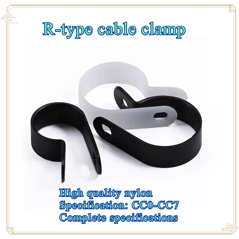 

Plastic Wire Clips 100PCS For Cable Management And Organization Easy To Use