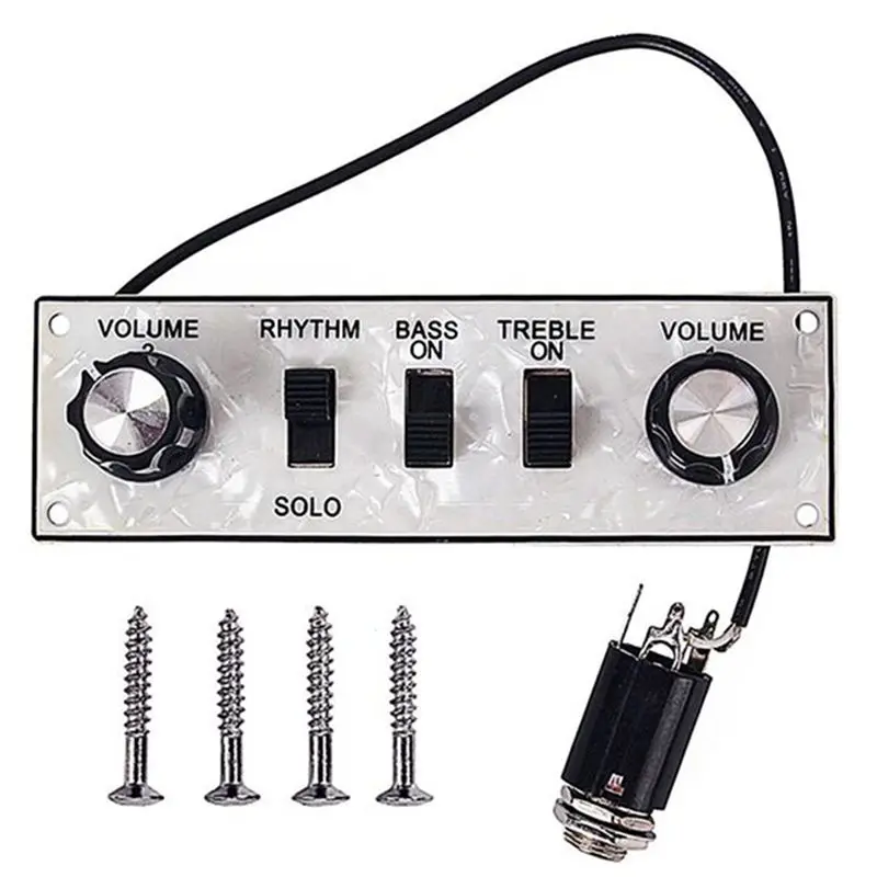 Superior-Prewired Width Control Plate Loaded Switch Wiring Harness Guitar Circuit Board Stringed Instruments Accessories