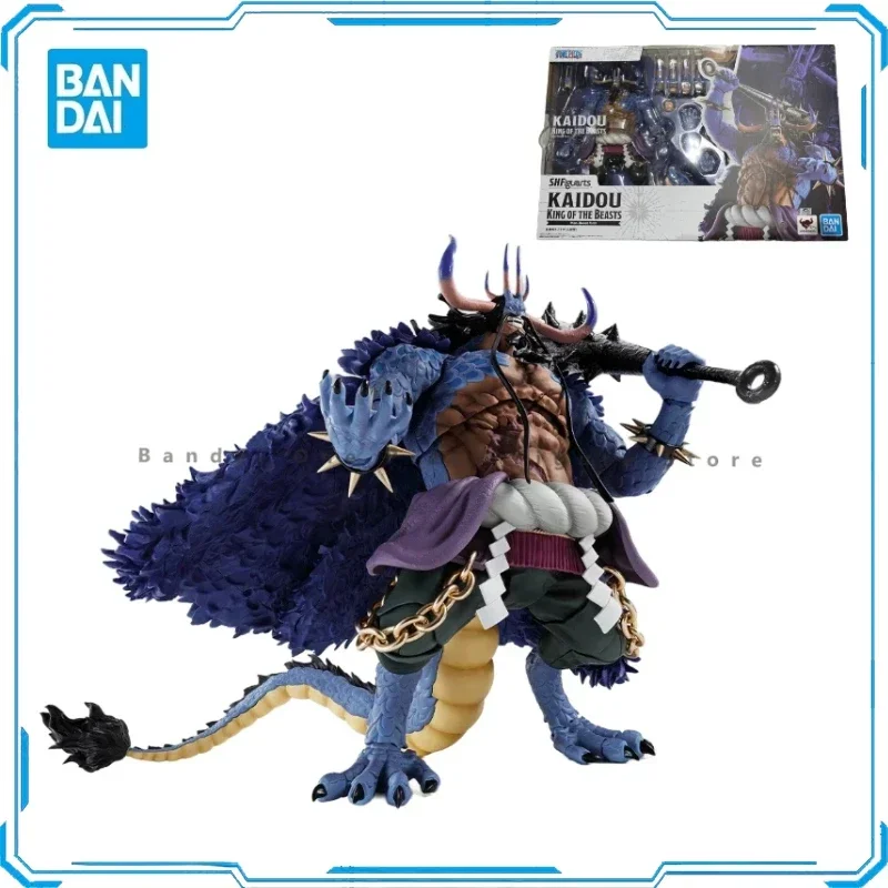 In Stock Original Bandai SHF One Piece Kaido Beasts Action Figure Animation Toy Gift Model Collector Hobby Anime Genuine