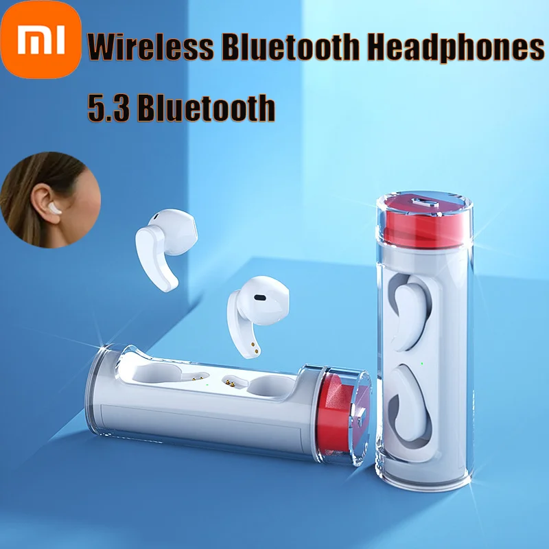 Xiaomi T6 Wireless Bluetooth Headphones Sleep Headset With Mic Noise Reduction Heavy Bass Earbuds For Xiaomi And iPhone
