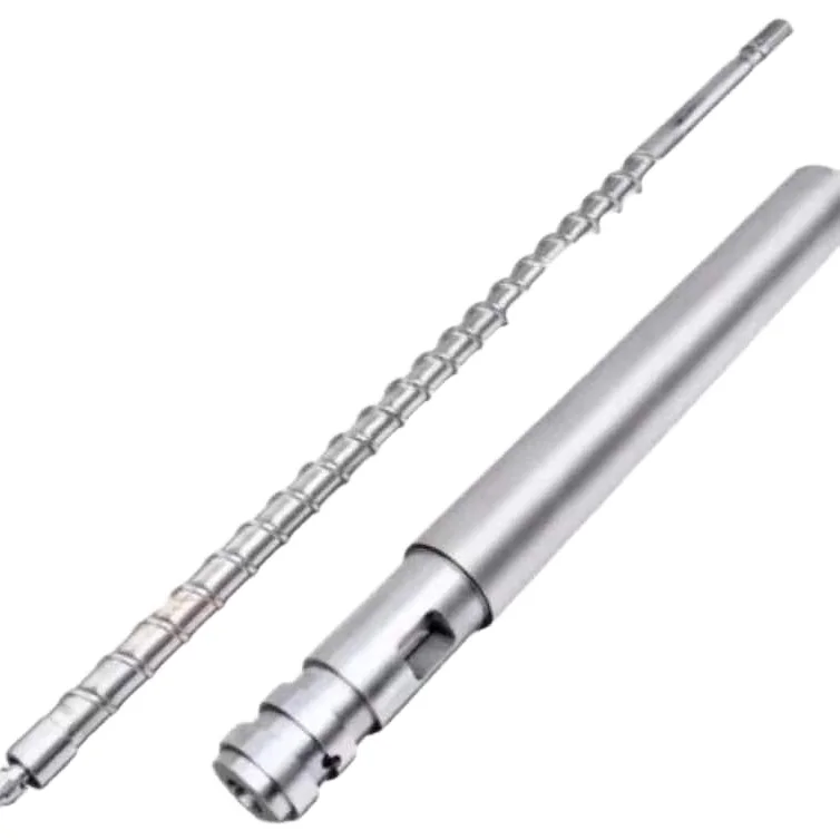 Injection Molding Machine Screw Barrel Accessories Alloy Steel Material Reinforced Polyester/Nylon/Fiberglass