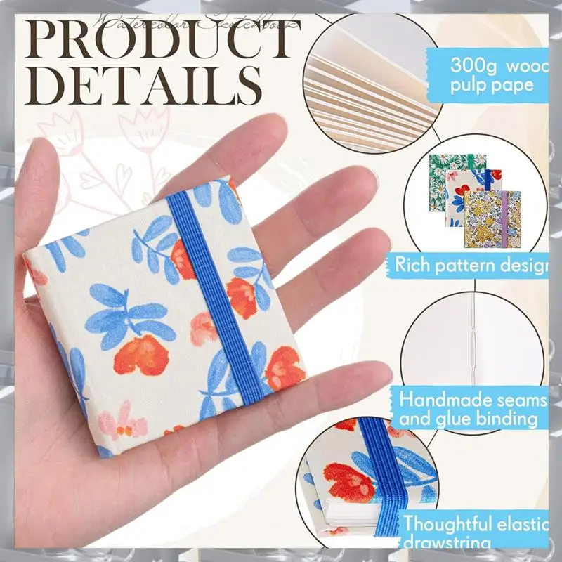 Hot Selling-3 Pcs Watercolor Sketchbook 20 Sheets Textured Drawing Papers Watercolor Book For Artist Painter Art Beginner Suppli