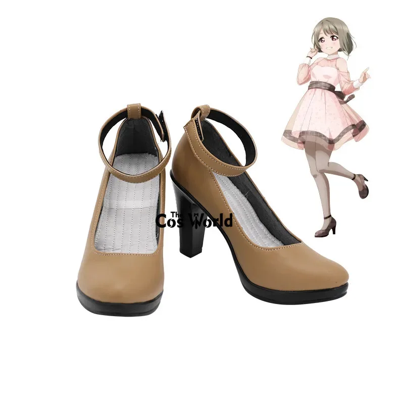 

Люблю жить! Nijigasaki QU4RTZ Sing Smile Nakasu Kasumi аниме на заказ обувь на высоком каблуке для косплея сапоги