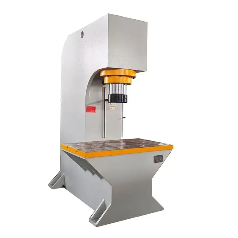 CE Certified 200Ton Automatic Hydraulic Press Single Column with Servo Gear Motor & PLC 380V 50Hz Power Press Vessel