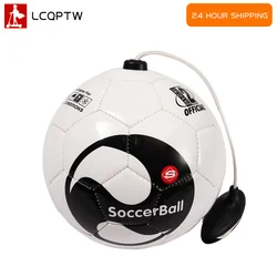 サッカーボール初心者トレーニングサッカー練習ベルトトレーナー機器キック標準公式専門家サイズ2