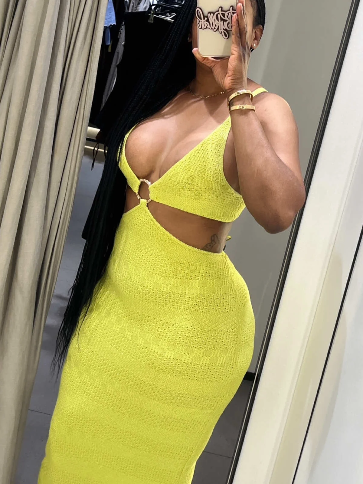 Vestido camisola de punto Sexy para mujer, vestido largo ajustado con escote en V profundo y calado, moda de verano 2025, vestido de playa elegante para vacaciones