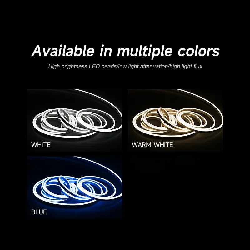 Brighten LED Light Strip for Tesla Model Y Front Rear Trunk Neon Strip Ambient Light Waterproof Flexible Car Interior 2021-2023