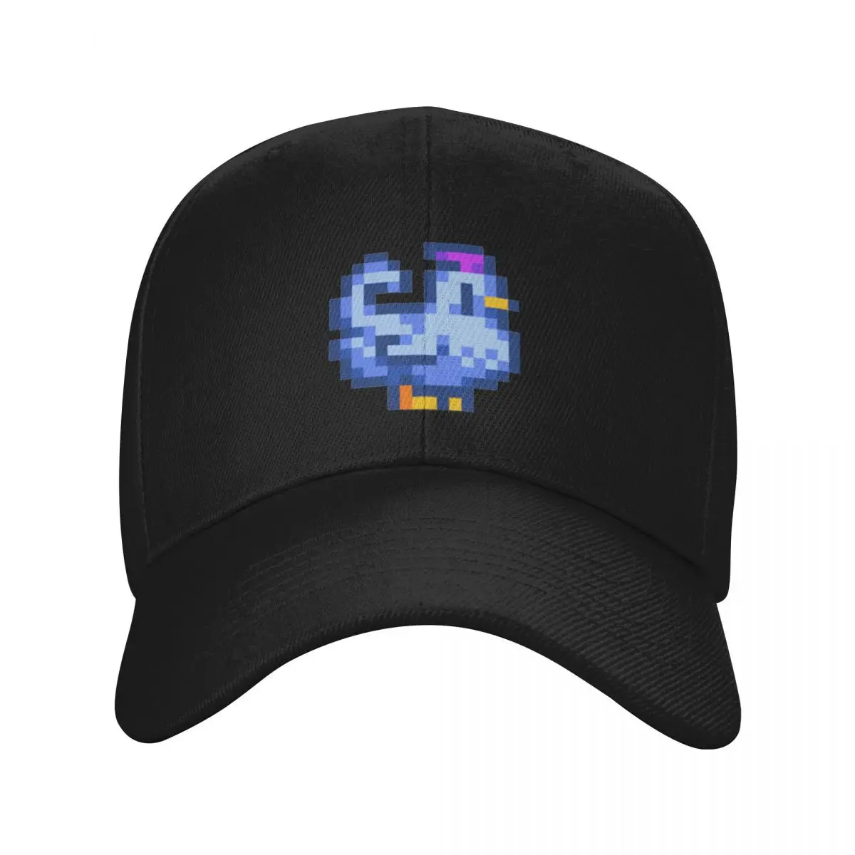 

Stardew Valley Blue Chicken Baseball Cap fishing hat black Bobble Hat Ball Cap Hats Man Women's