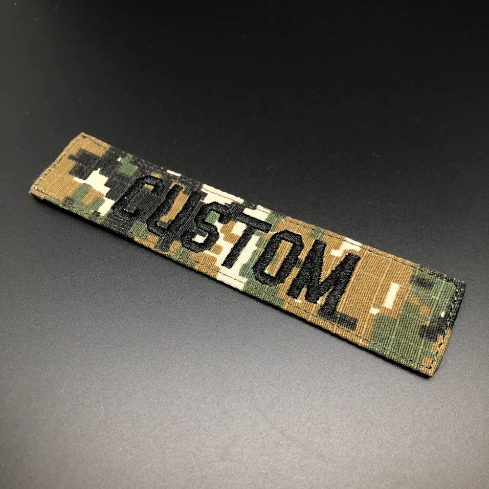 Stickerei Custom Name Patch Brustbänder Abzeichen Faltrahmen ACU MULTICAM Alpine Tropic RG GRÜN SCHWARZ BRAUN GRAU AOR2 BLAU TAN – Detail 25