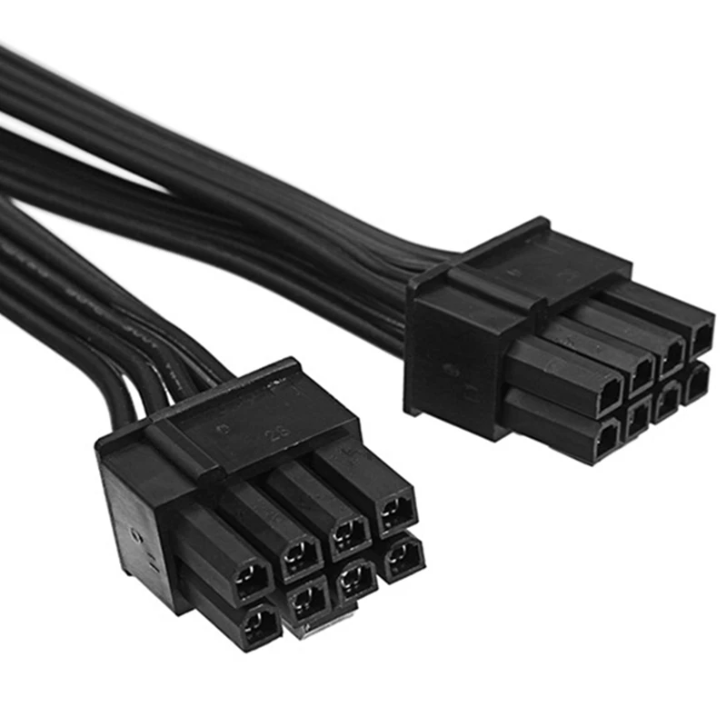 6 Pcs 8P Female To Dual 6+2Pin Male Graphics Card One In Two Power Cord 20Cm Power Cord Adapter Cable