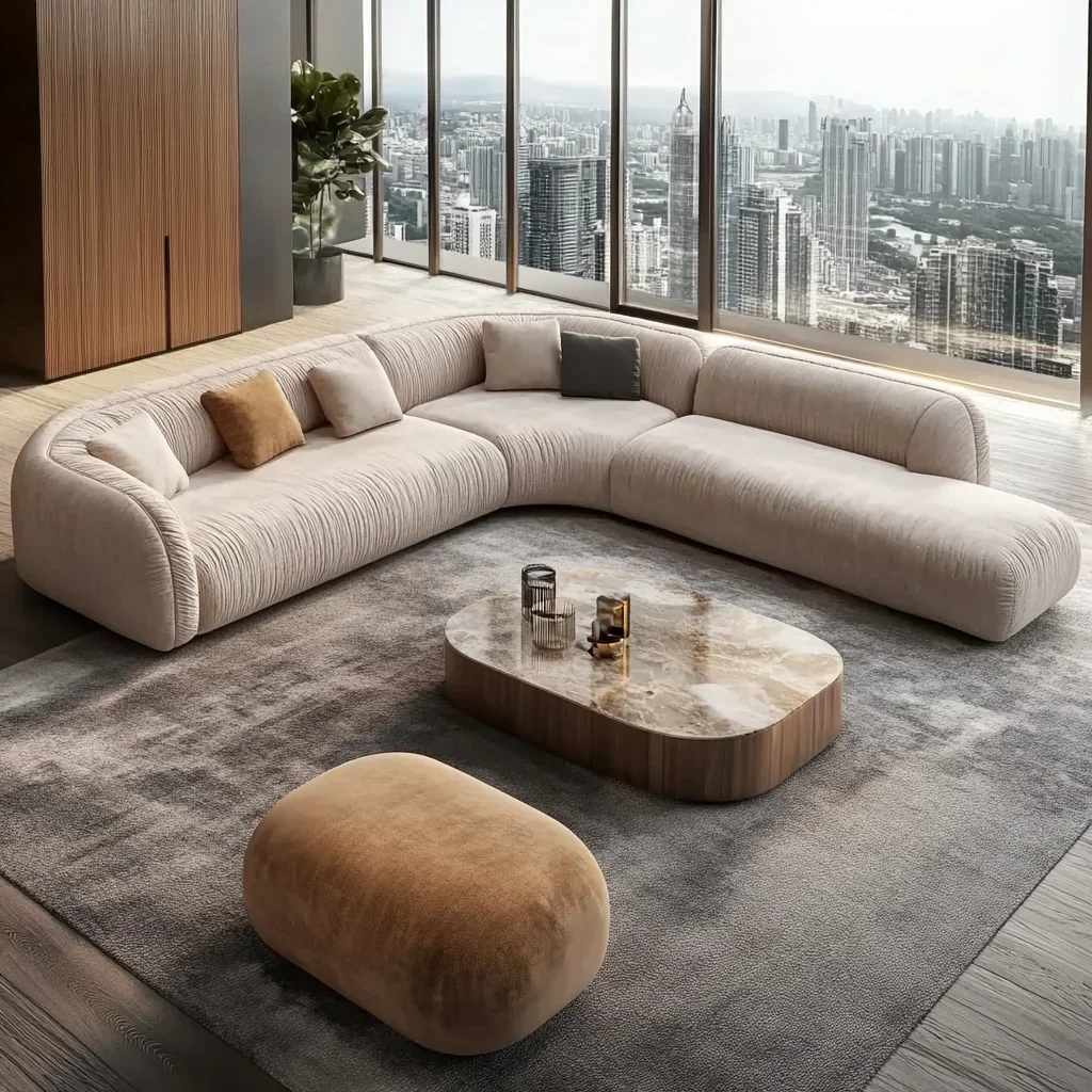 وحدات الاقسام أريكة مزيج أريكة الزاوية مع كرسي للتحويل المخملية منجد أريكة غرفة المعيشة مجموعة