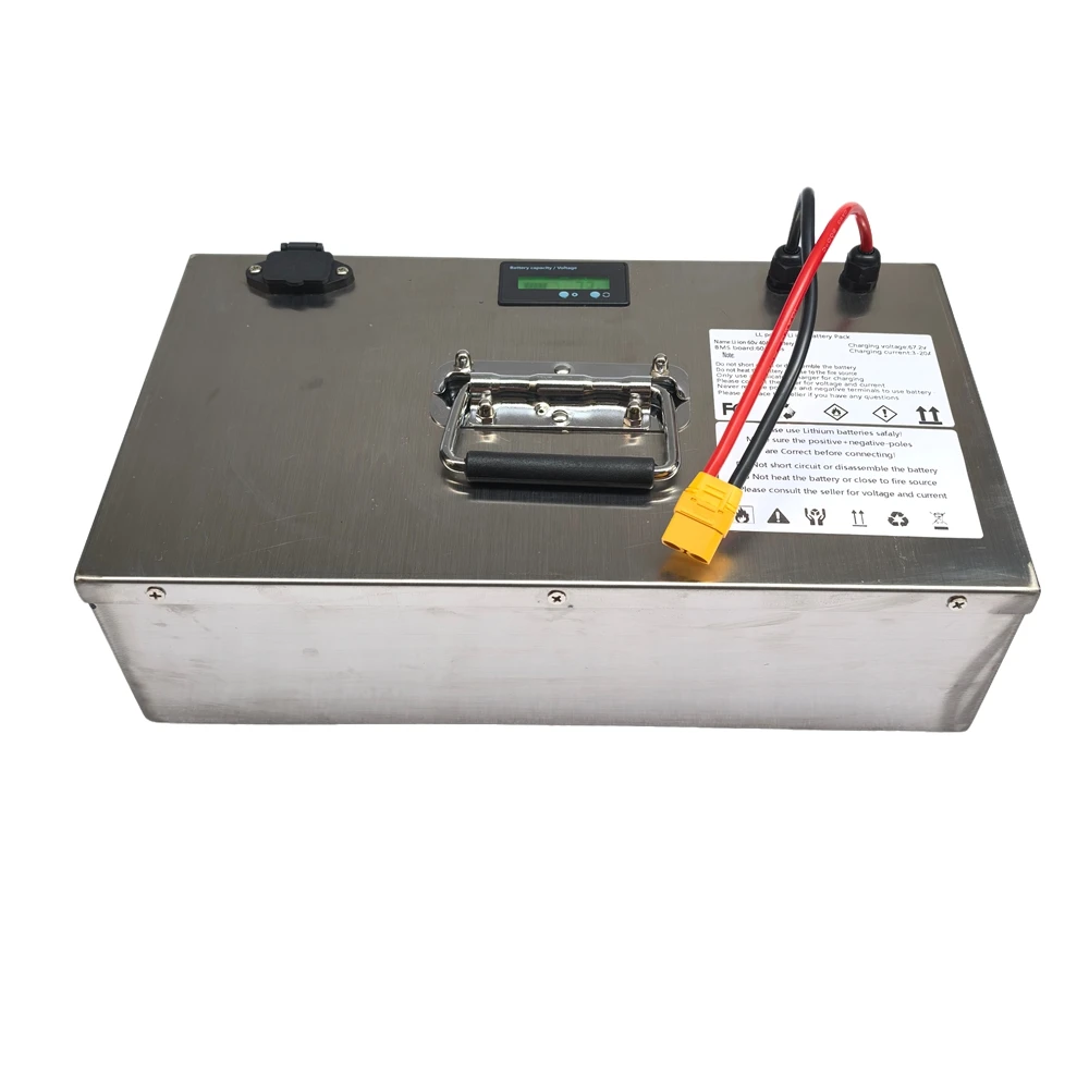 Upgraded 72V 30Ah 20Ah Lifepo4 battery pack BMS with bluetooth for motorcycle electric scooter power tool solar energy+5A Charge