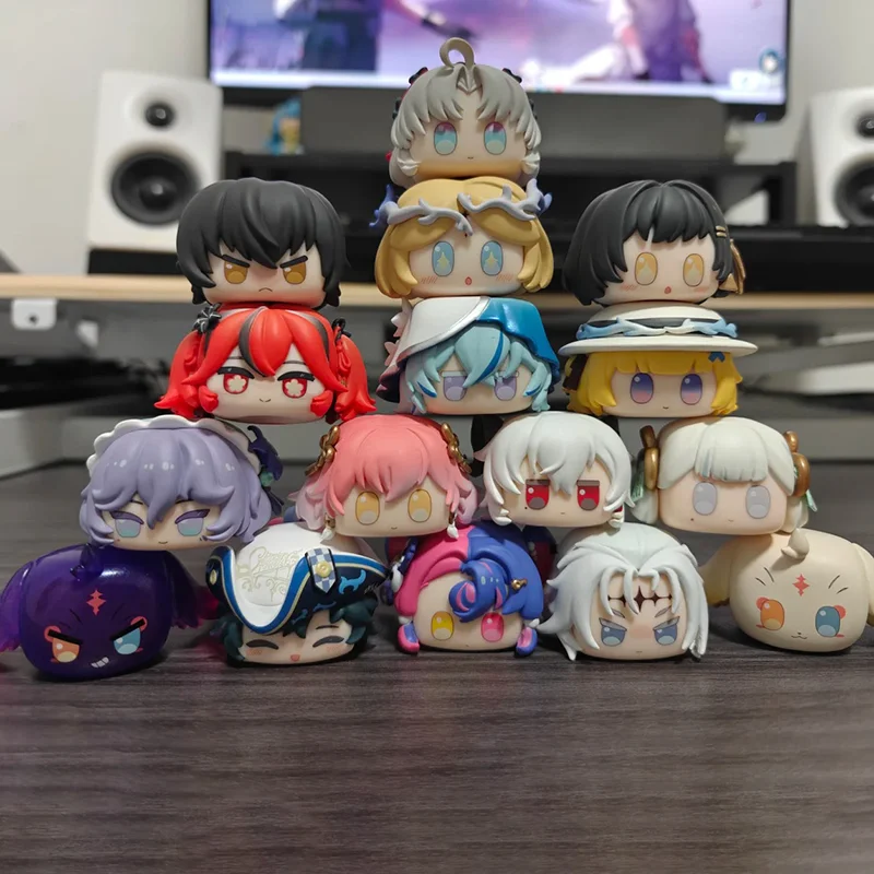 

Оригинальная мини-кукла Wuthering Waves, слепая коробка Kawaii Mystery Box, милый декор, коллекция аниме-фигурок, детские рождественские подарки