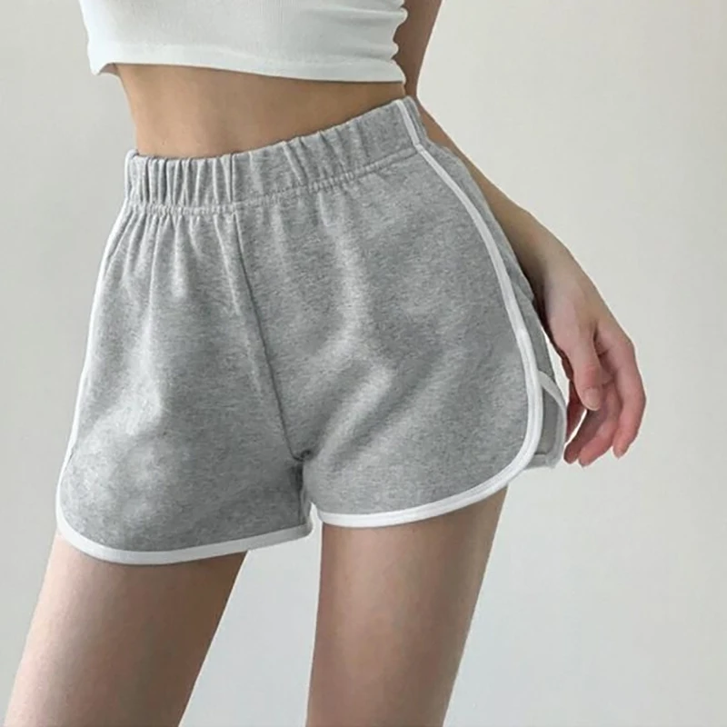 HELIAR Women Summer Thin Shorts Casual Elastic Fitness Sexy Leggings Breathable Sports Shorts Casual Beach Shorts Spring