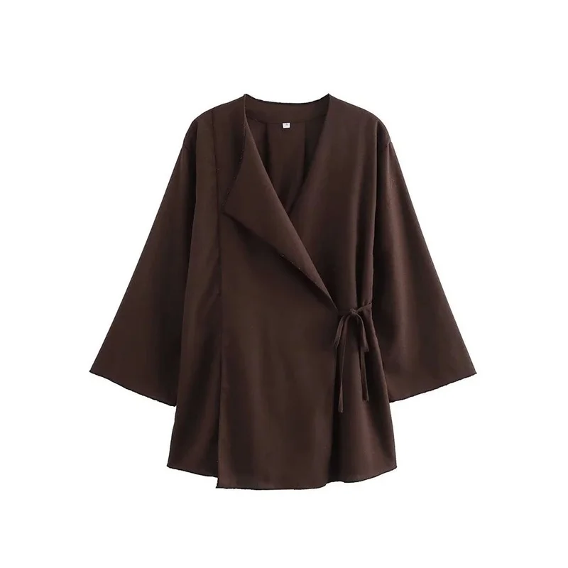 

Комплект из 2 предметов TFMLN Faion: женское кимоно, весенне-летняя коллекция, удобный крой, профессиональная рабочая одежда, студенческая форма