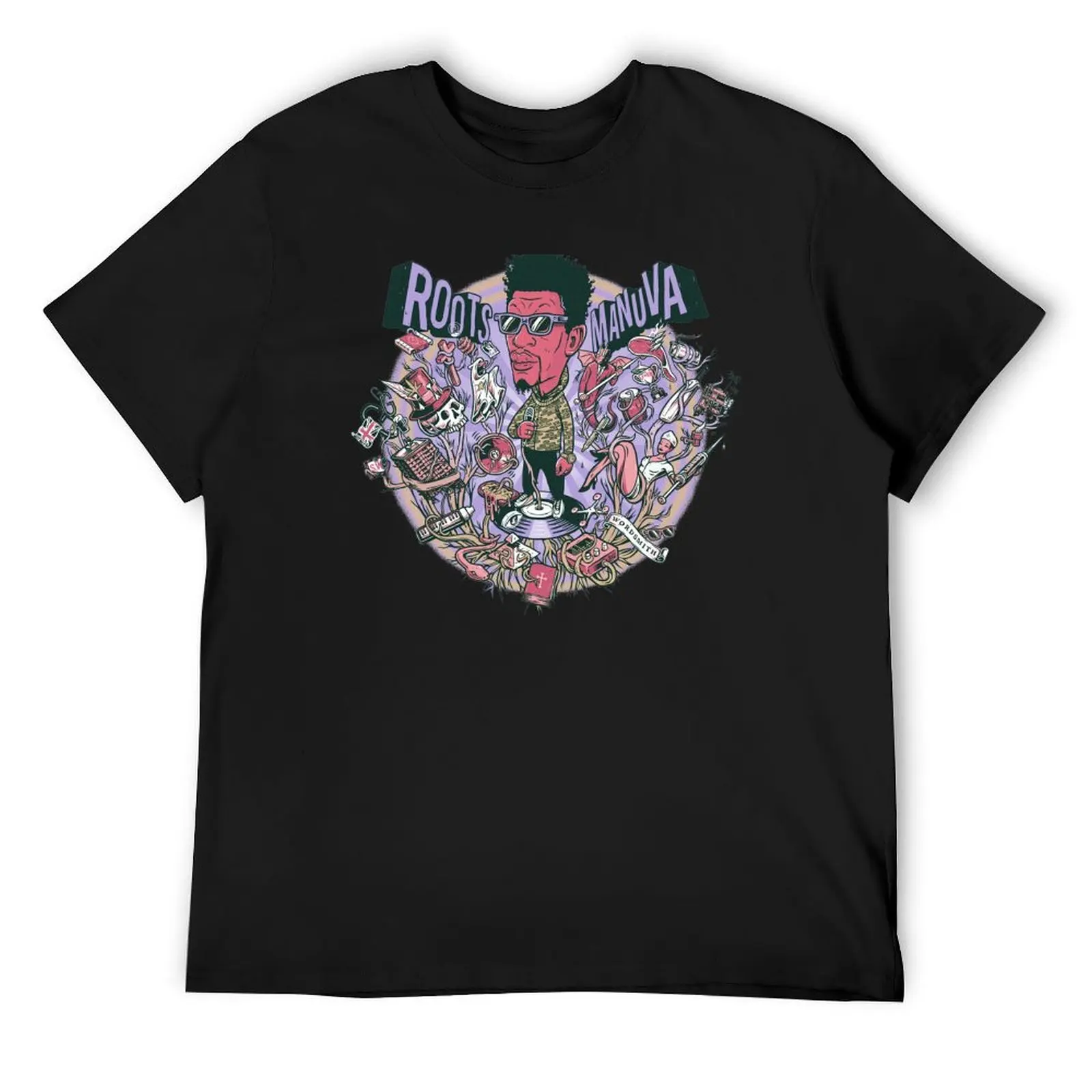 

Roots Manuva Shades T-Shirt anime shirt sublime T-shirts man T-shirts for men cotton