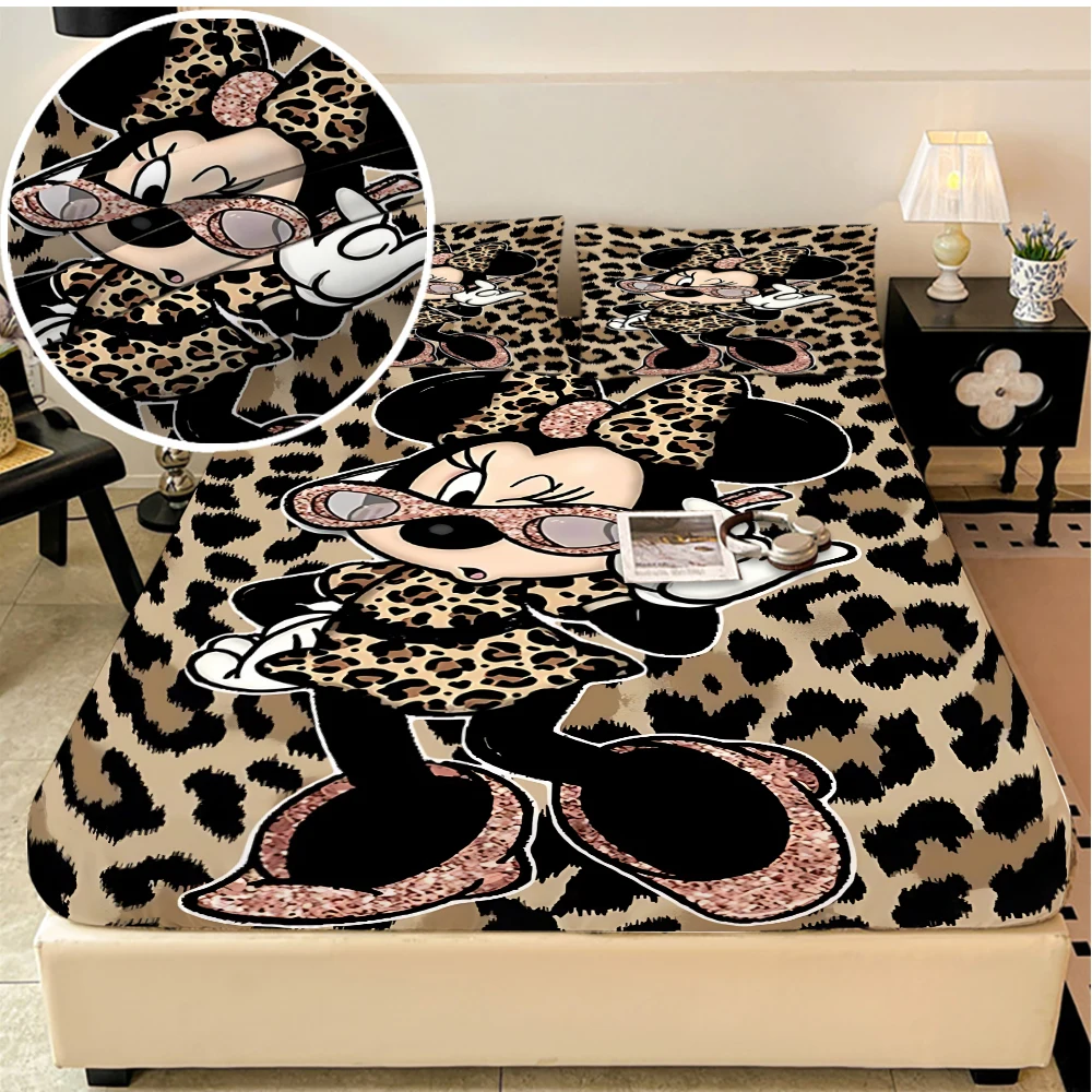 

Disney Mickey Mouse stretch bed sheets, double bed sheets, soft and warm velvet bedspreads, mattress covers, sheet protection co
