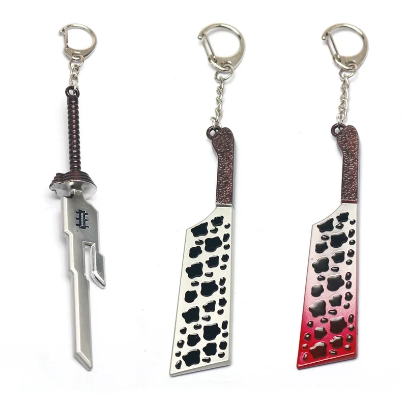 

Anime Jujutsu Kaisen Keychain Nanami Kento Fushiguro Toji Weapon Model Pendant Keyring for Men Jewelry