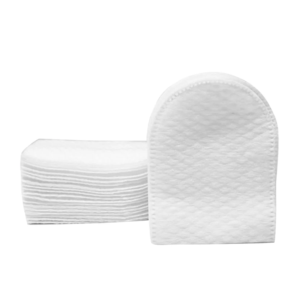 U-Vormige Zak Katoenen Pad Make-Up Gezichts Katoenen Pads Zachte Cosmetische Pad Met Opbergdoos Voor Gezicht Make-Up Verwijderen