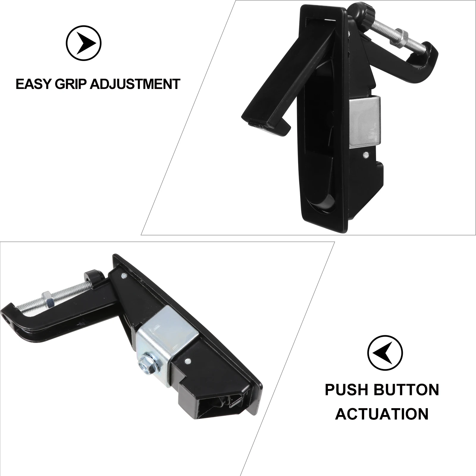 

Zinc Alloy Cabinet Door Lock Adjustable Compression Latch Rustproof For Chassis Cabinets LED Lock Replacement Accessory