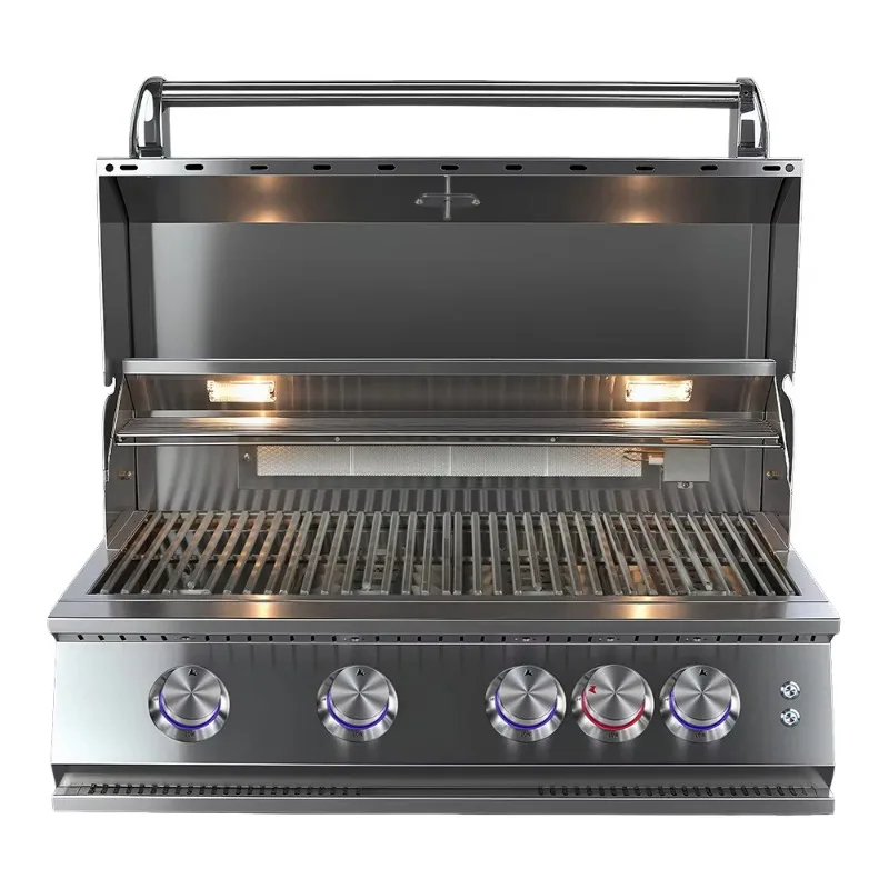 

Профессиональный уличный газовый гриль из нержавеющей стали для коммерческого использования, работающий на пропане, сжиженном газе и природном газе, усиленный, встраиваемый, для бетонных конструкций, модели 2B, 3B, 4B, 5B, 6B, 7B