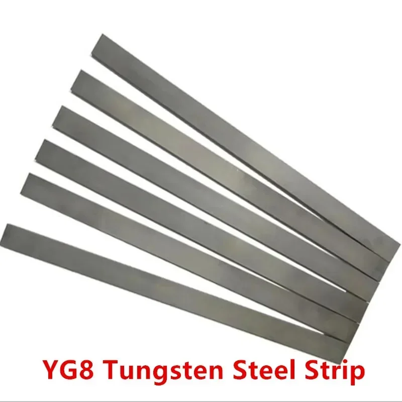 

New YG8 Tungsten Carbide Bar Thickness10mm 20mm Length 330mm Cemented Carbide YG8 Tungsten Steel Rod