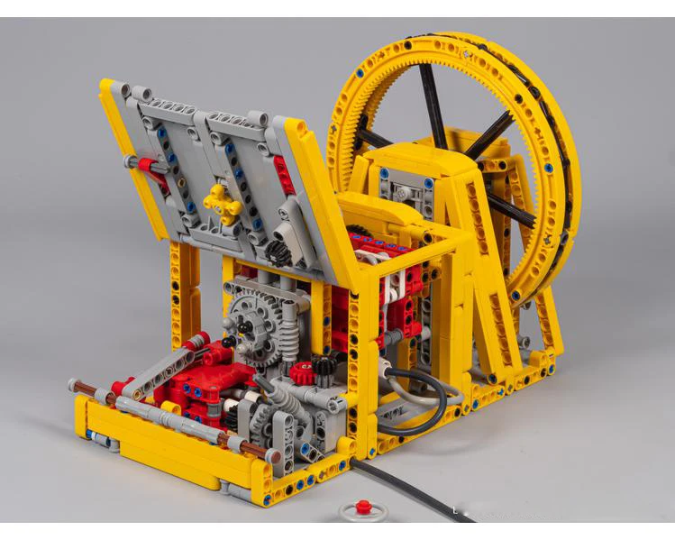 Technische Pneumatische Wiel Elektronische Tekening Puzzel Blok MOC-128169 993 Stuks Met Pneumatische Model Speelgoed Geschenken