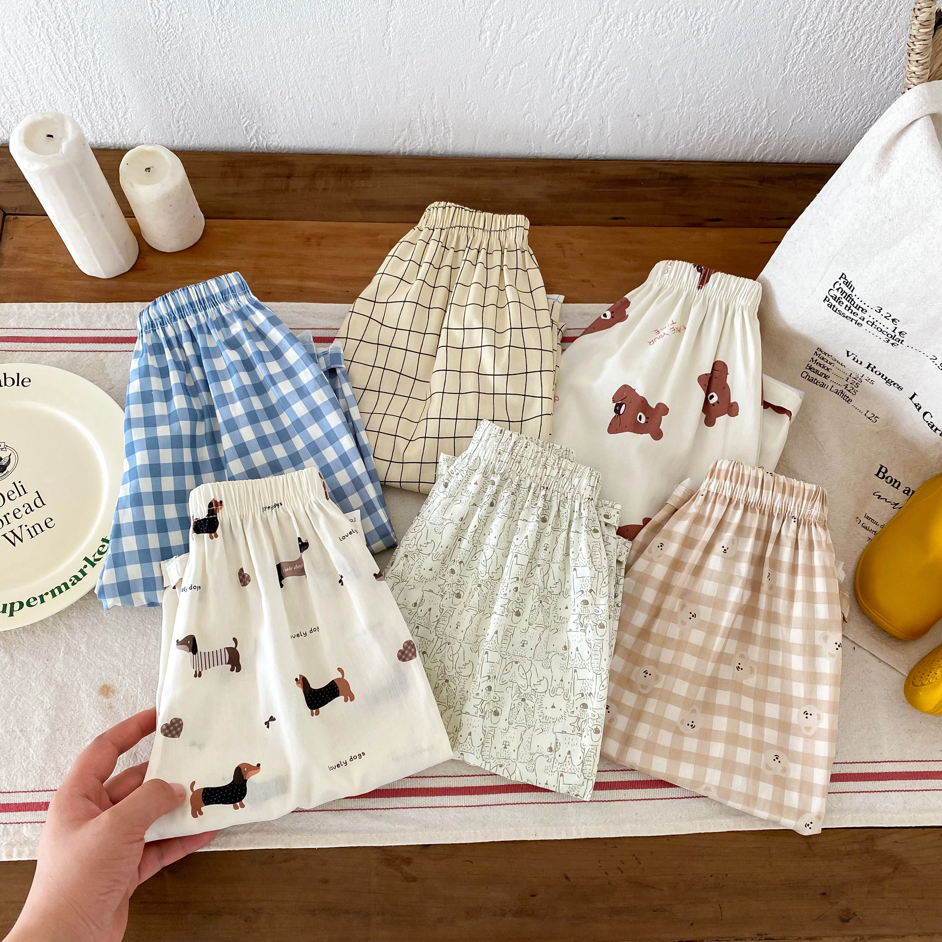 9m-6y Kinderkleidung Sommer Neuer Stil Bedruckte Anti-Mücken-Hose Kinder Dünne Freizeithose Sommerkleidung Baby Mädchen Bloomers